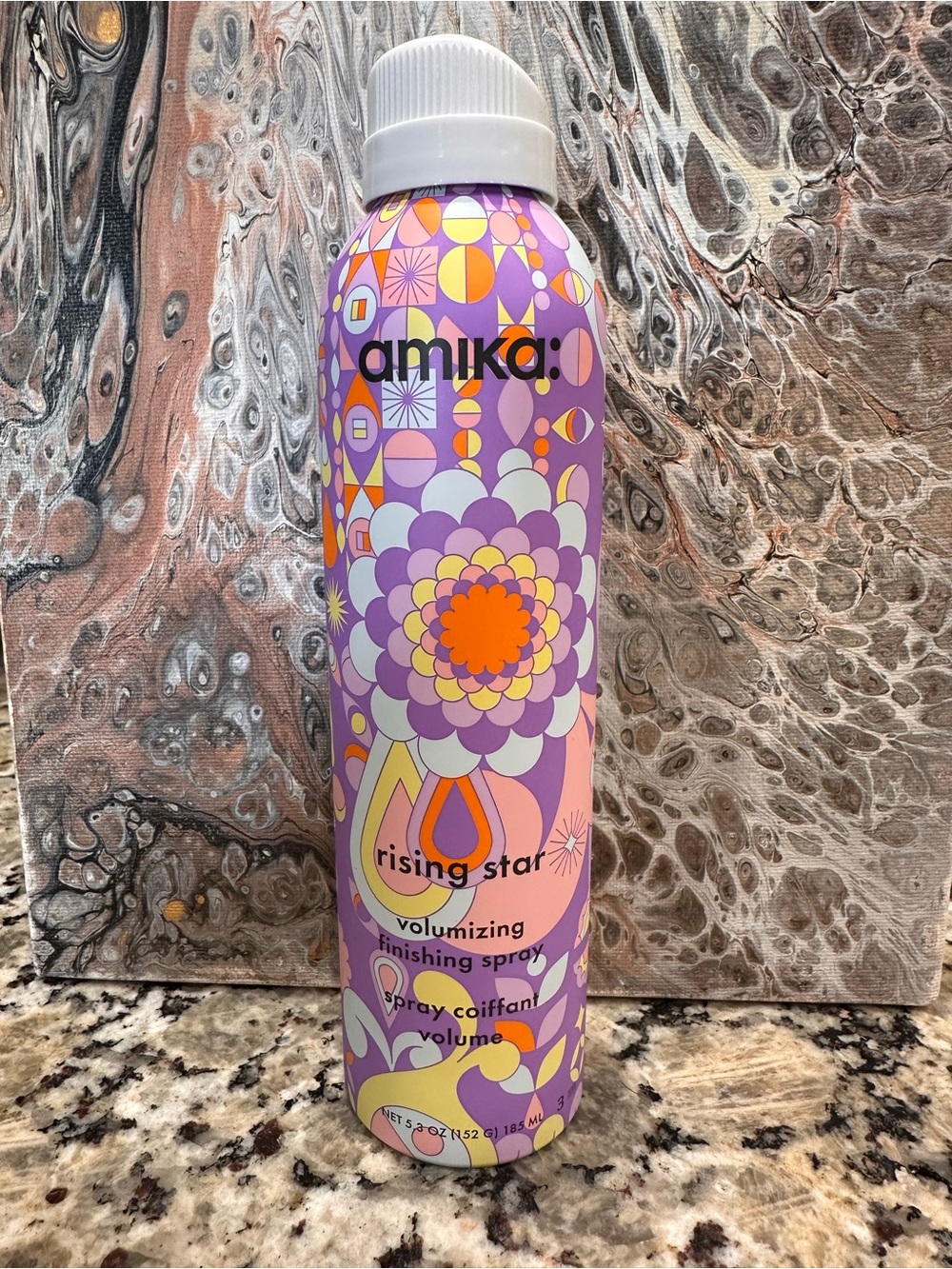 Amika Rising Star Volumizing Finishing Spray, adds hair volume